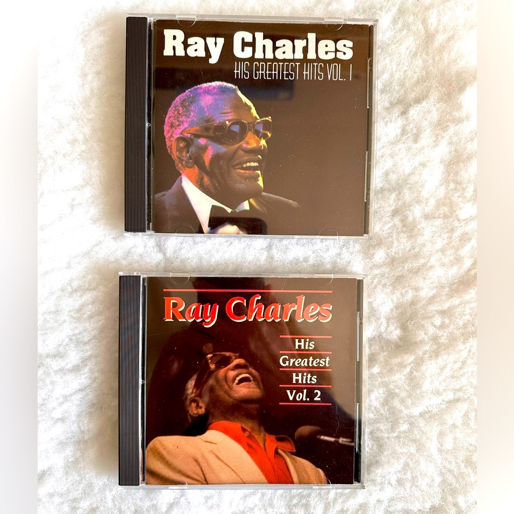 RAY CHARLES Greatest Hits CD’s Volume 1 & 2